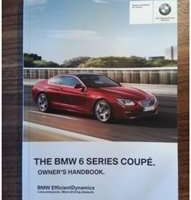 2013 BMW 640i, 650i 6-Series Including xDrive Coupe Owner's Manual