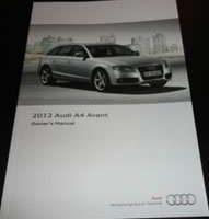 2012 Audi A4 Avant Owner's Manual