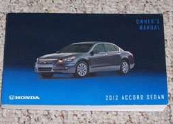 2012 Honda Accord Sedan Owner's Manual