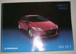 2012 Honda CR-Z Owner's Manual