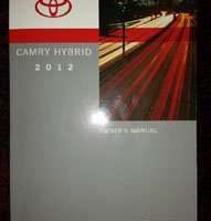 2012 Toyota Camry Hybrid Owner's Manual
