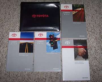 2012 Toyota Camry Owner's Manual Set