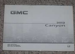 2012 GMC Canyon Owner's Manual