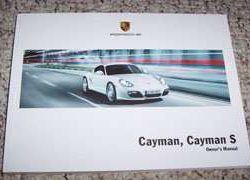 2012 Porsche Cayman & Cayman S Owner's Manual