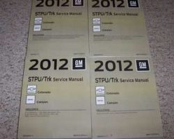 2012 Chevrolet Colorado Service Manual
