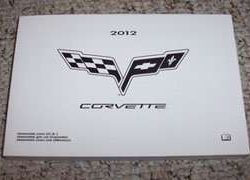 2012 Chevrolet Corvette Owner's Manual