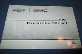 2012 Chevrolet Silverado Duramax Diesel Owner's Manual Supplement