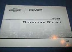 2012 GMC Savana Duramax Diesel Owner's Manual Supplement