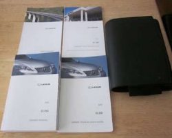 2012 Lexus ES350 Owner's Manual Set