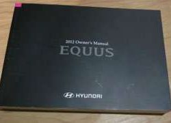 2012 Hyundai Equus Owner's Manual