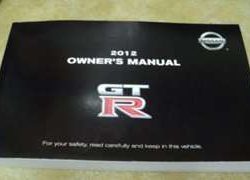 2012 Nissan GT-R Owner's Manual