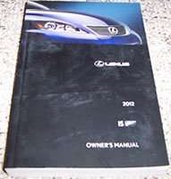 2012 Lexus ISF Owner's Manual