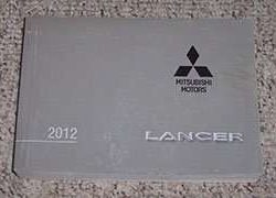 2012 Mitsubishi Lancer Owner's Manual