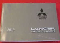 2012 Mitsubishi Lancer Sportback Owner's Manual