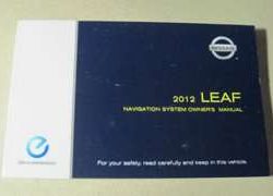 2012 Nissan LEAF Navigation System Owner's Manual