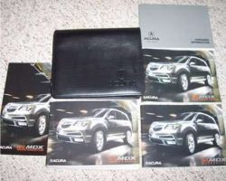 2012 Acura MDX Owner's Manual Set