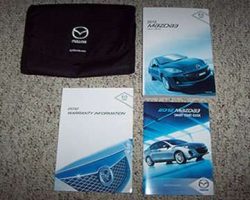2012 Mazdaspeed3 Owner's Manual Set