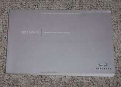 2012 Infiniti EX Navigation System Owner's Manual