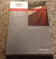 2012 Toyota Prius V Owner's Manual