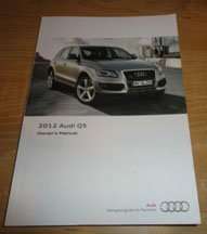 2012 Audi Q5 Owner's Manual
