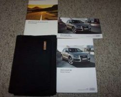 2012 Audi Q5 Owner's Manual Set