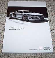 2012 Audi R8 GT Owner's Manual
