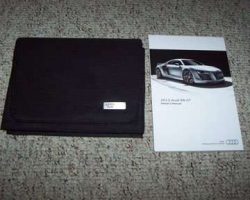 2012 Audi R8 GT Owner's Manual Set