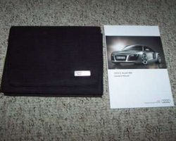2012 Audi R8 Owner's Manual Set