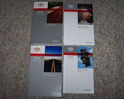 2012 Toyota Rav4 Owner's Operator Manual User Guide Set