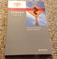 2012 Toyota Sequoia Navigation System Owner's Manual