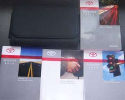 2012 Toyota Sequoia Owner's Manual Set