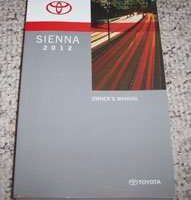 2012 Toyota Sienna Owner's Manual