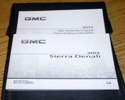 2012 GMC Sierra Denali Owner's Manual Set