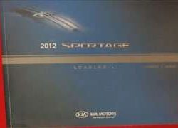 2012 Kia Sportage Owner Operator User Guide Manual