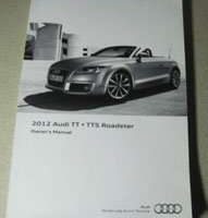 2012 Audi TT & TTS Roadster Owner's Manual