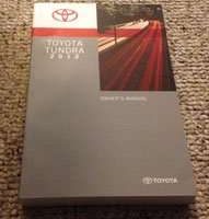 2012 Toyota Tundra Owner's Operator Manual User Guide