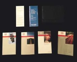 2012 Toyota Venza Owner's Manual Set
