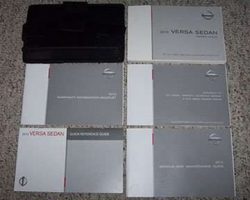 2012 Nissan Versa Sedan Owner's Manual Set