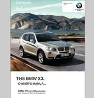 2012 BMW X3 Owner's Manual