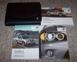 2012 BMW X3 Owner's Manual Set