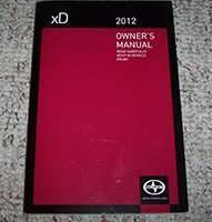 2012 Scion xD Owner's Manual