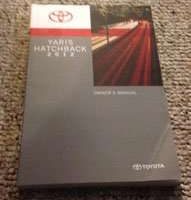 2012 Toyota Yaris Hatchback Owner's Manual