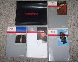 2012 Toyota Yaris Sedan Owner's Manual Set