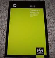 2012 Scion iQ Owner's Manual