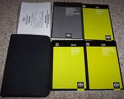 2012 Scion iQ Owner Operator User Guide Manual Set