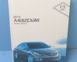 2013 Mazda6 Owner's Manual