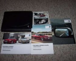 2013 BMW 640i, 650i 6-Series Including xDrive Coupe Owner's Manual Set