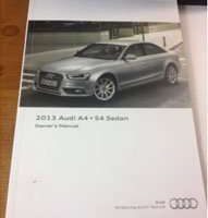 2013 Audi A4 & S4 Owner's Manual