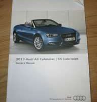 2013 Audi A5 Cabriolet & S5 Cabriolet Owner's Manual