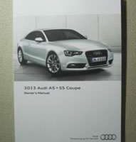 2013 Audi A5 Coupe & S5 Coupe Owner's Manual